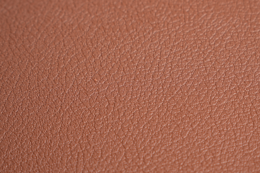 Filme decorativo de PVC com textura de couro sintético escuro