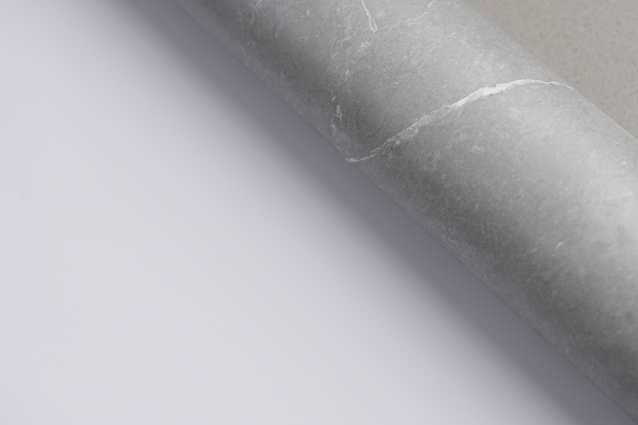 Filme decorativo de impressão de PVC em mármore branco Jazz
